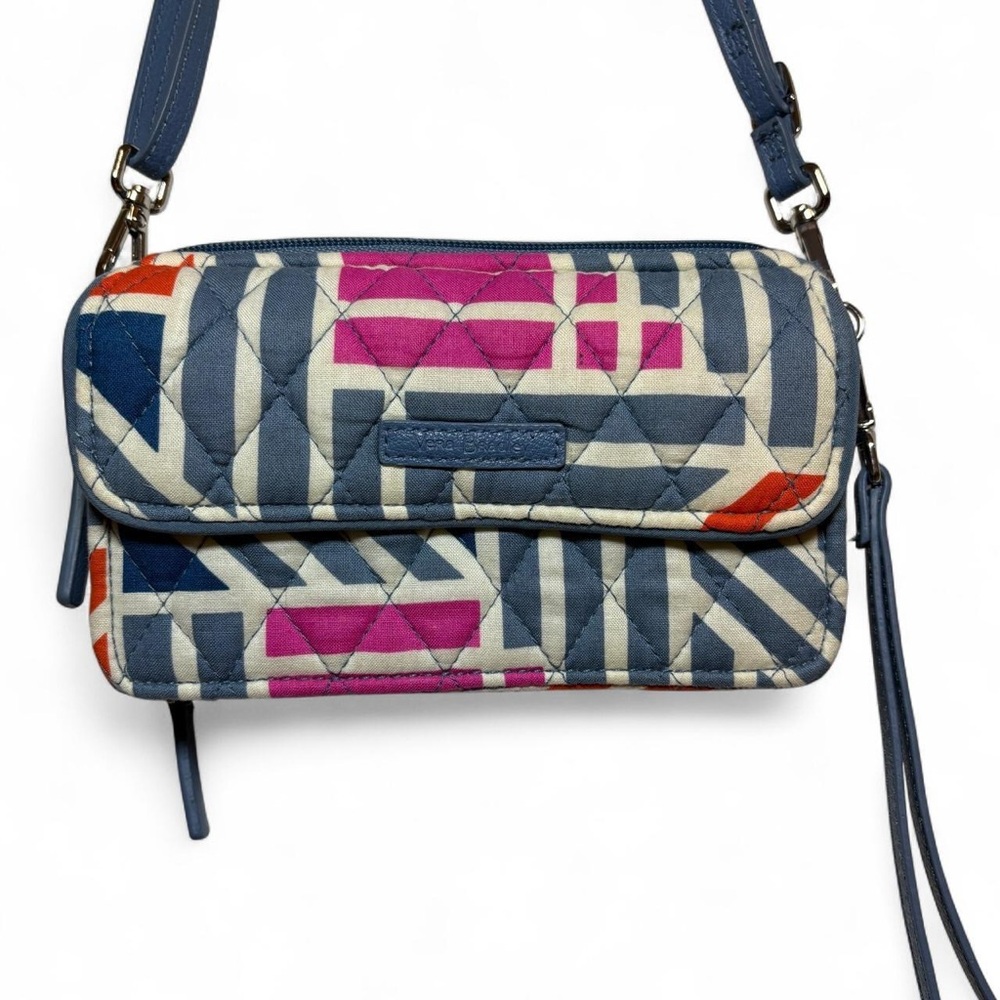 Vera Bradley RFID All-In-One Crossbody wallet in Geo Medallions pattern